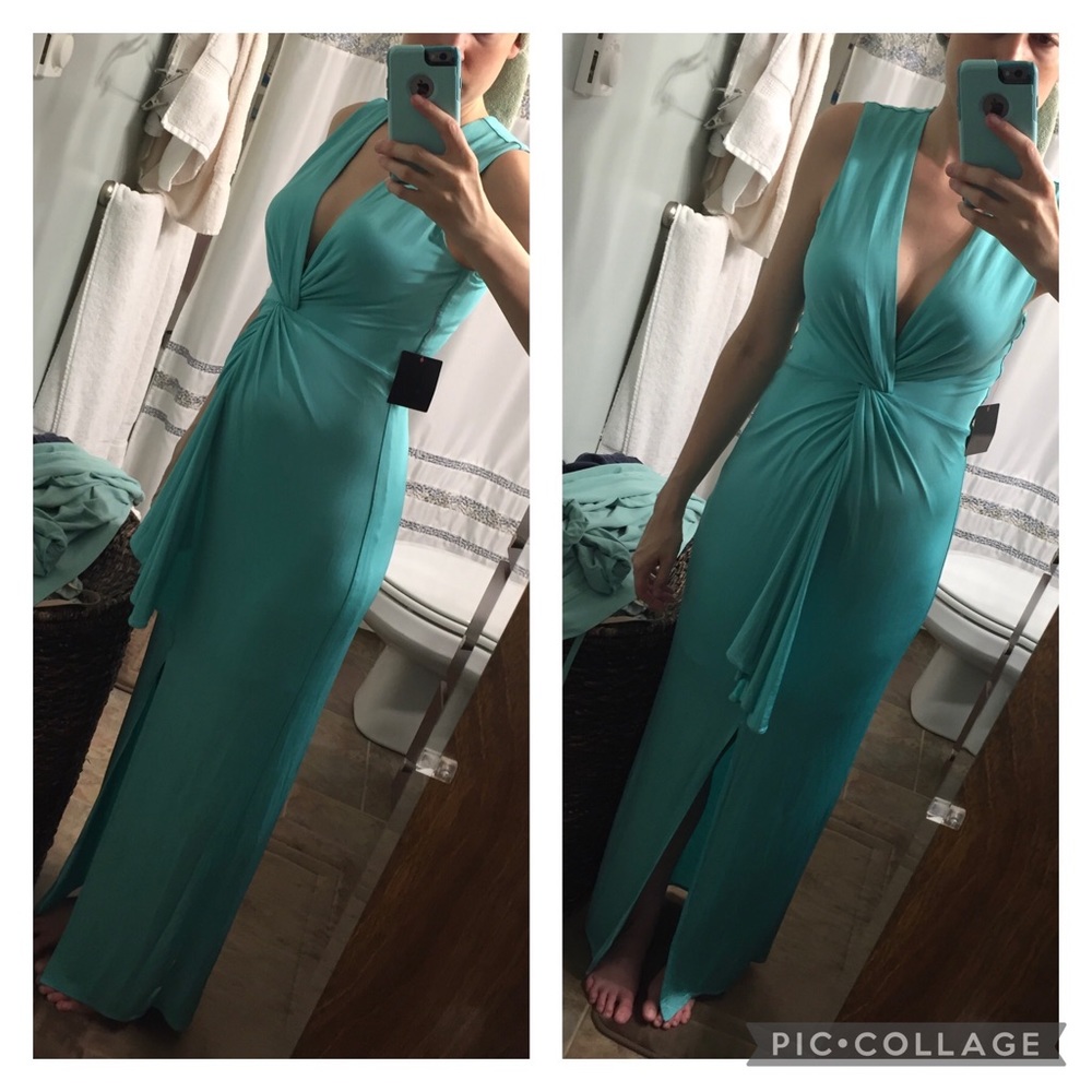 NWT $129 Bebe Maternity Summer Dream Maxi Dress Gown Small S